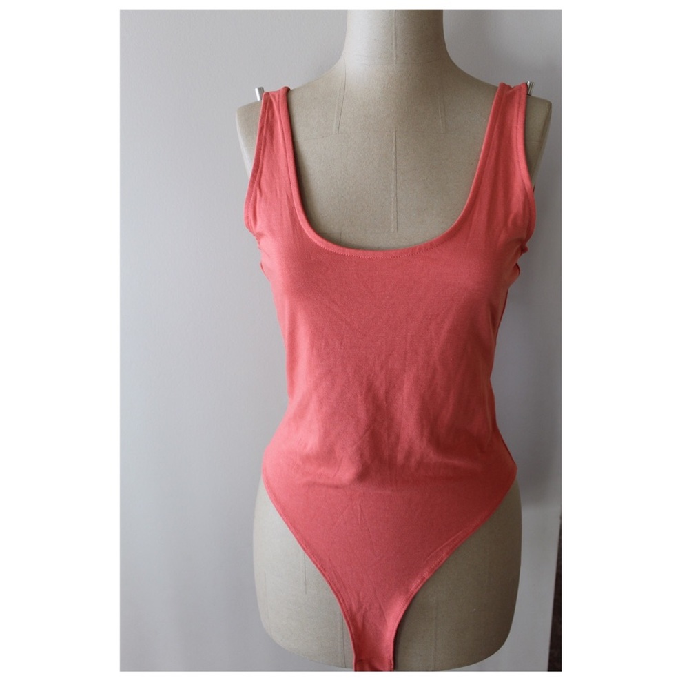 NWOT Forever 21 Orange Bodysuit
